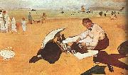 Edgar Degas At the Beach_z France oil painting reproduction